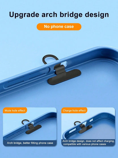 Mini Stainless Steel Washer Clip Side Hanging Connector For Mobile Phone