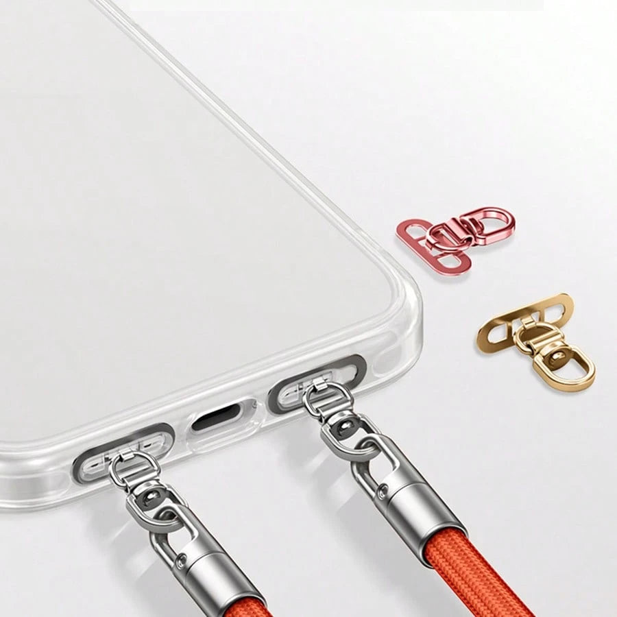 Mini Stainless Steel Washer Clip Side Hanging Connector For Mobile Phone