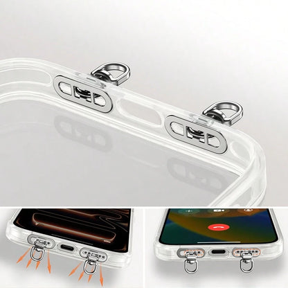 Mini Stainless Steel Washer Clip Side Hanging Connector For Mobile Phone