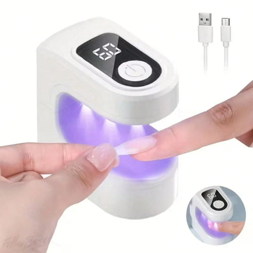 Mini UV Light For Gel Nails, Small Curing Light, Eggshell LED Nail Lamp, Fast Curing