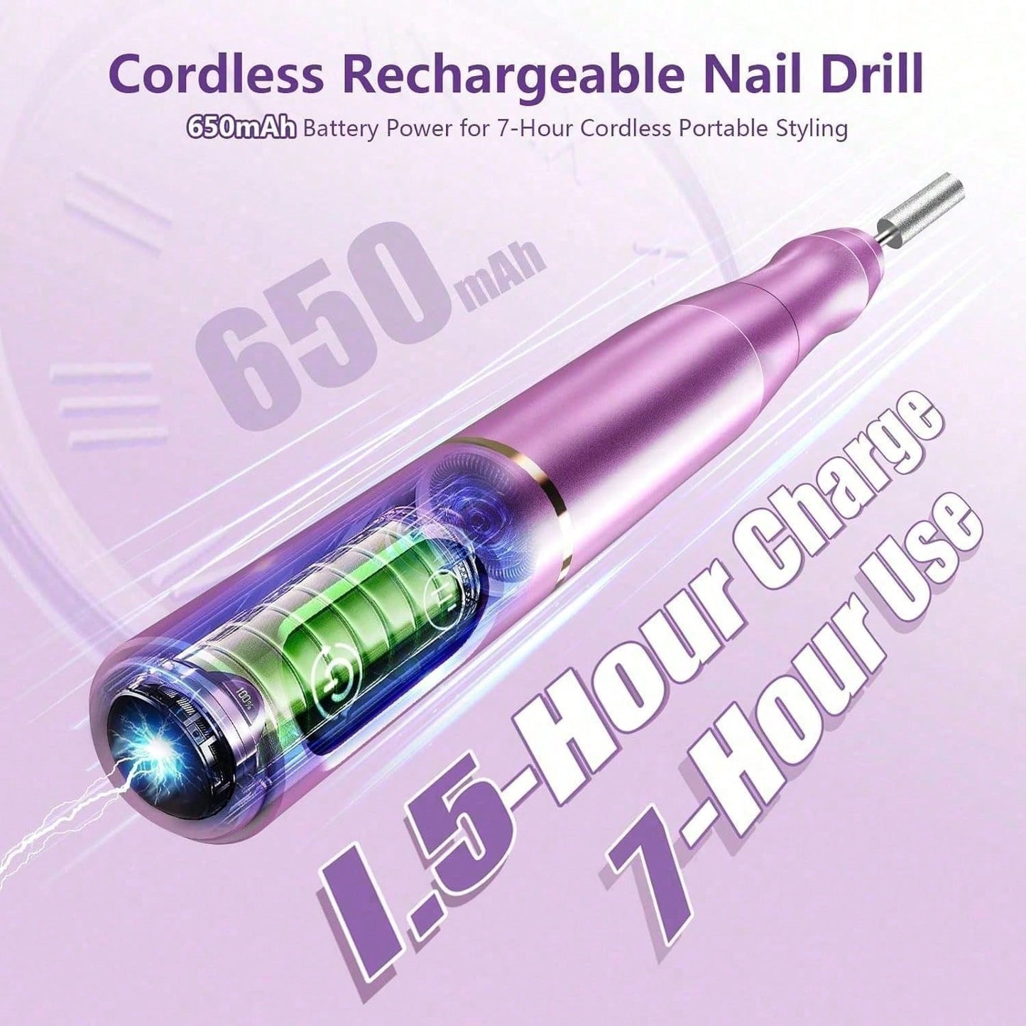 Mini UV Light For Gel Nails, Small Nail Cure Light, Flash Cure Lamp For Gel Nails, LED Nail Lamp For Gel Polish, Manicure USB Nail Dryer For Fast Curing At Salon Home DIY