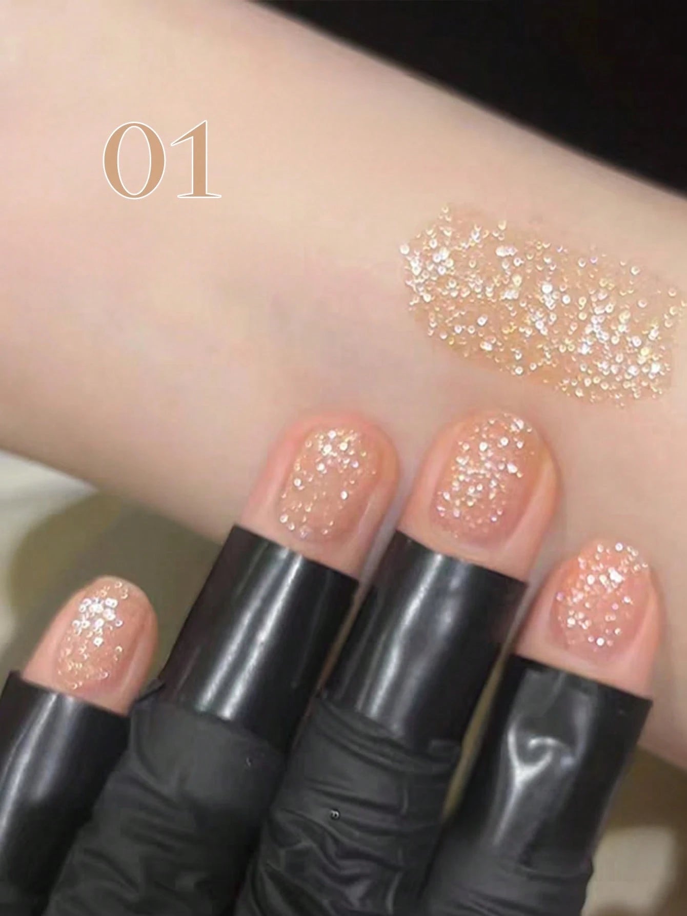 MISS SHAKA 10ml Summer Super Glitter Powder Blue & White Starry Sky Candy Diamond Gel Nail Polish, Gel Series Light Therapy Gel Whitening Style, Popular Nail Salon Home DIY Nail Art Supplies