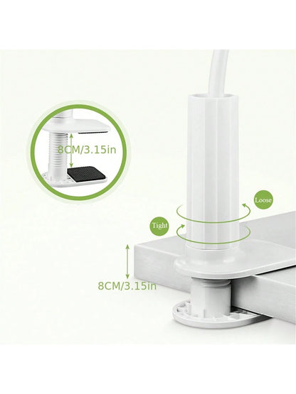 Mobile Phone Clamp Bracket Flexible Long Arm Gooseneck Slouchy Person Bracket With Handle, Bedside Tabletop Overhead Live Streaming Mobile Phone Tablet Bracket Compatible With IPhone, Android Phone, G