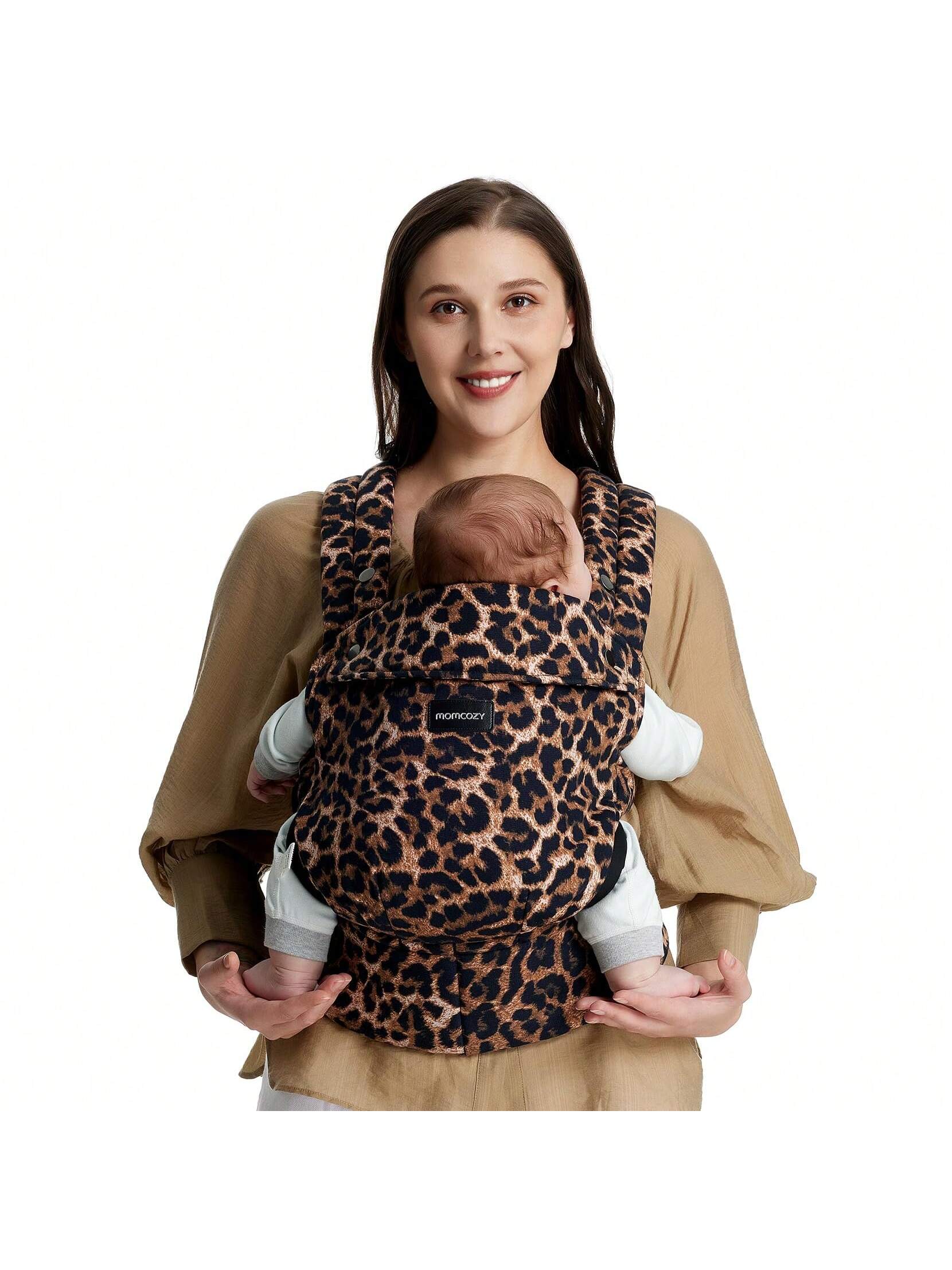 Momcozy Baby Carrier Newborn To Toddler- Ergonomic, Cozy And Lightweight Infant Carrier For 7-44lbs, Effortless To Put On, Ideal For Hands-Free Parenting, Enhanced Lumbar Support