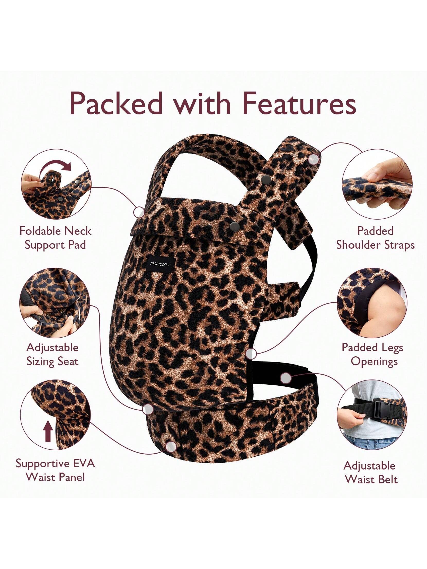 Momcozy Baby Carrier Newborn To Toddler- Ergonomic, Cozy And Lightweight Infant Carrier For 7-44lbs, Effortless To Put On, Ideal For Hands-Free Parenting, Enhanced Lumbar Support
