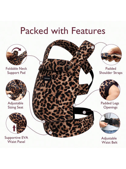Momcozy Baby Carrier Newborn To Toddler- Ergonomic, Cozy And Lightweight Infant Carrier For 7-44lbs, Effortless To Put On, Ideal For Hands-Free Parenting, Enhanced Lumbar Support