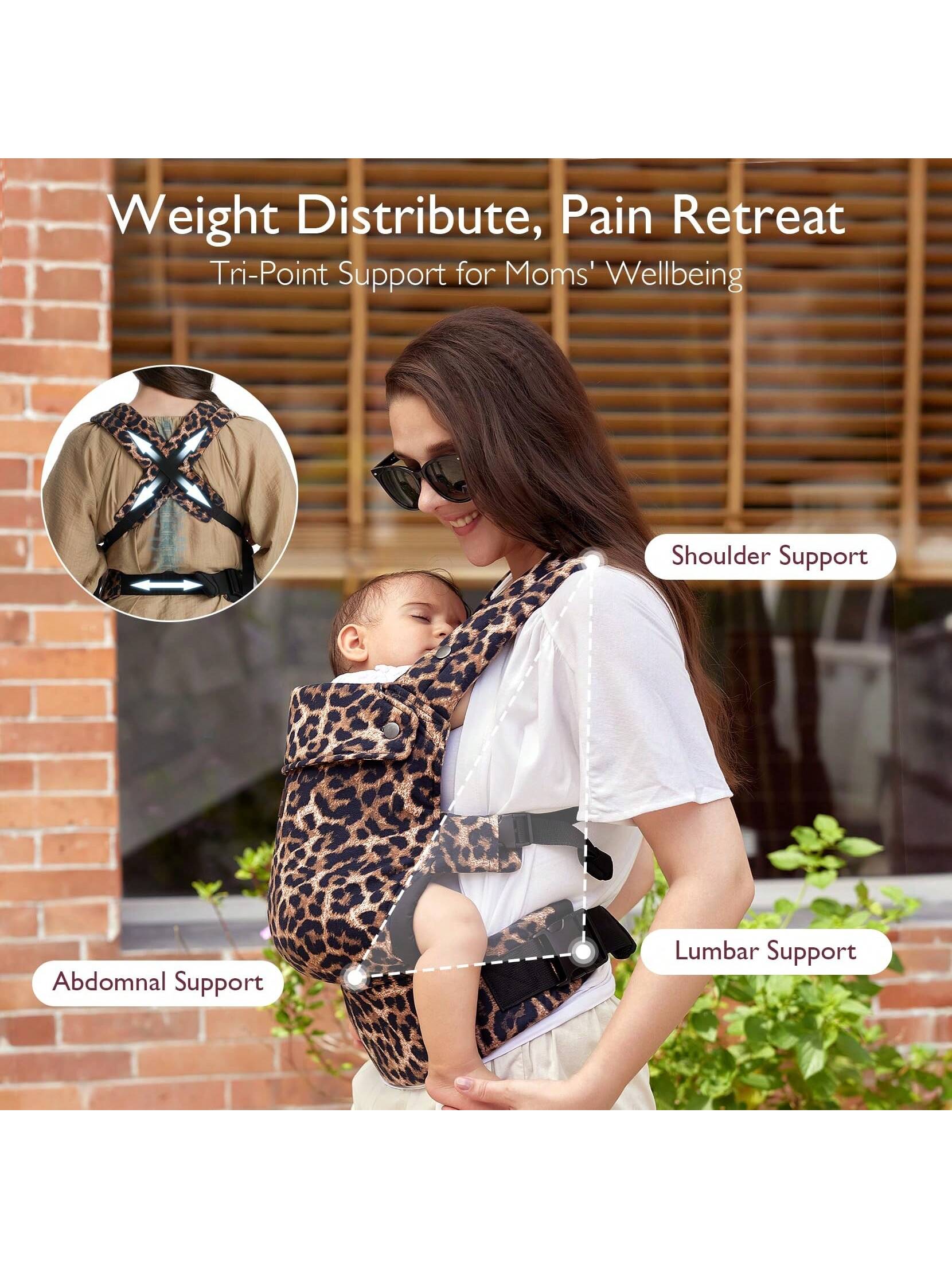 Momcozy Baby Carrier Newborn To Toddler- Ergonomic, Cozy And Lightweight Infant Carrier For 7-44lbs, Effortless To Put On, Ideal For Hands-Free Parenting, Enhanced Lumbar Support