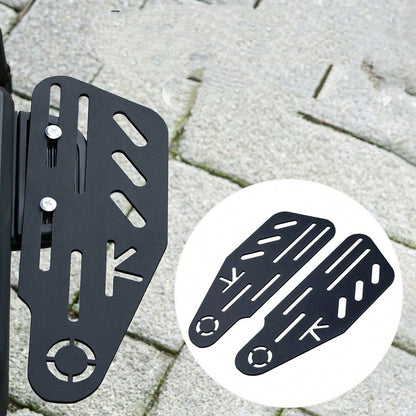 Motorcycle Foot Pedal Foot Pad Universal Wide Metal Footboard Modification Front Footboard Rear Footrest Foot Pedal Durable