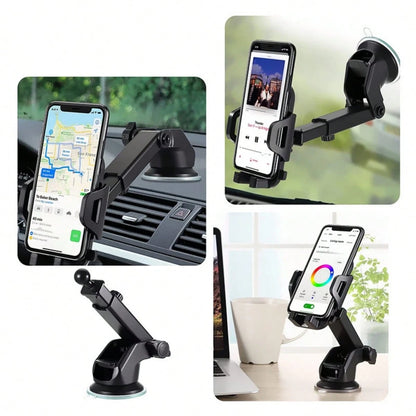 Multifunctional Car Dashboard Mount, Car Suction Cup Holder, Car Phone Holder, Navigation Mount, Rotatable, With Suction Cup, Suitable For Cars, Smartphones, Compact Design, Adjustable Angle, Car Acce