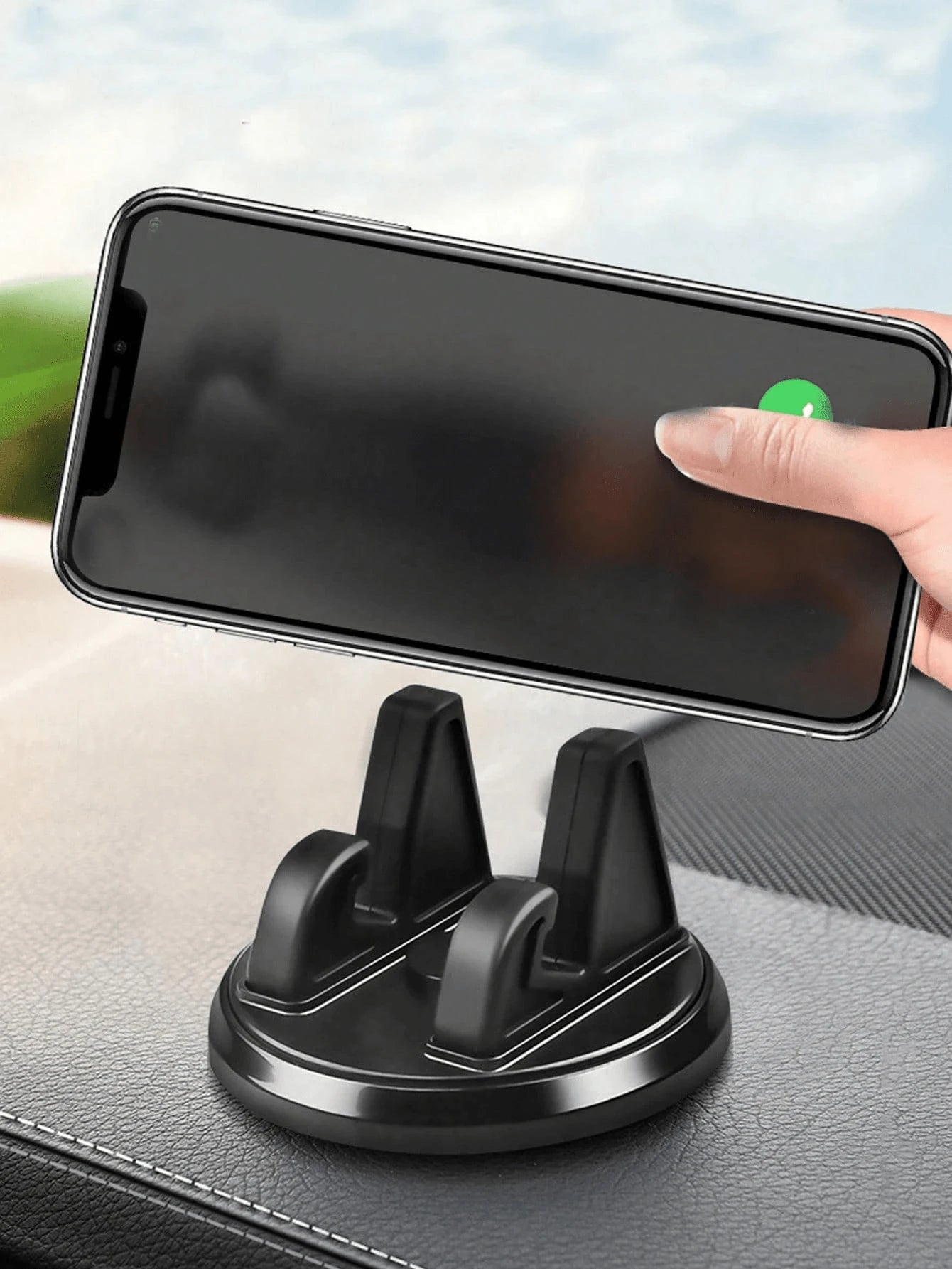 Multifunctional Car Dashboard Mount, Car Suction Cup Holder, Car Phone Holder, Navigation Mount, Rotatable, With Suction Cup, Suitable For Cars, Smartphones, Compact Design, Adjustable Angle, Car Acce