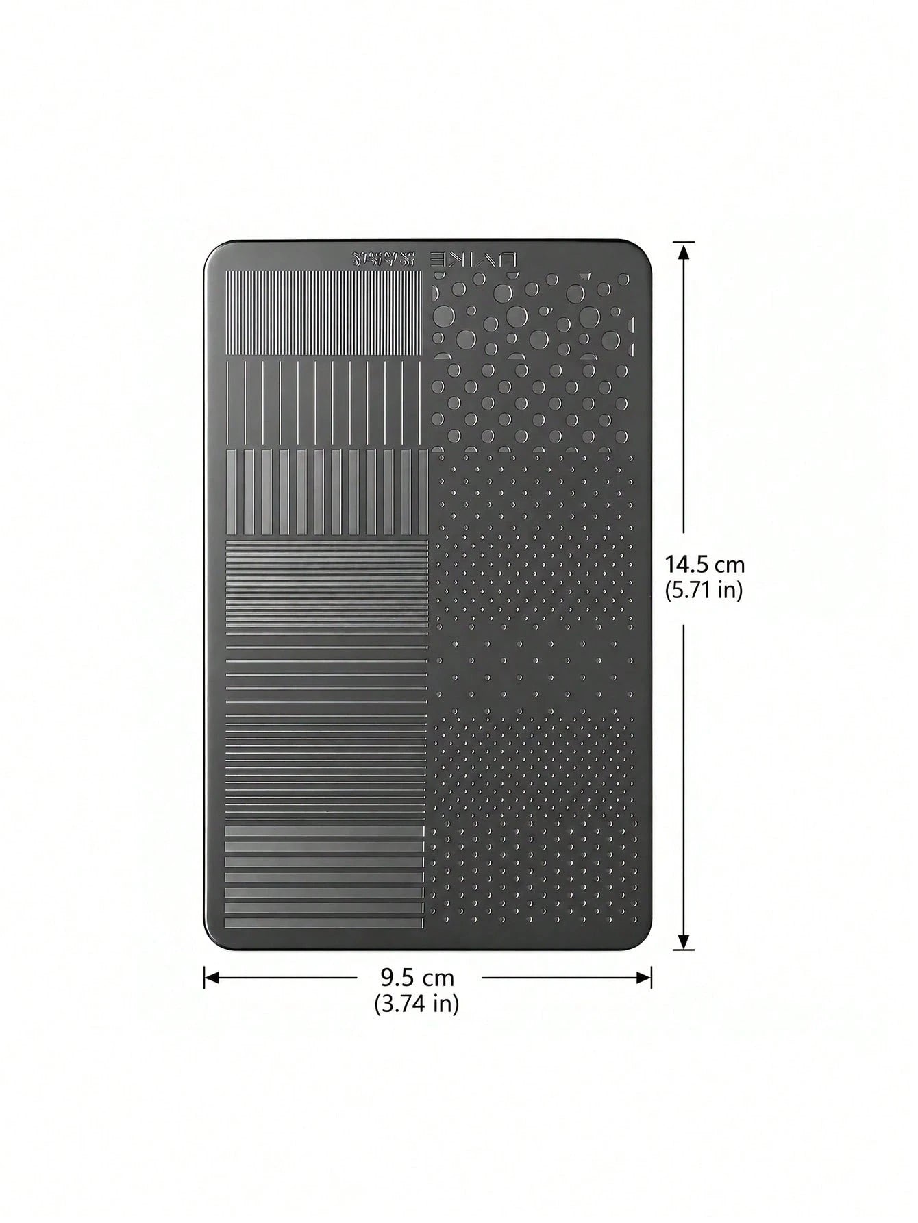 Nail Art Printing Steel Plate Striped Polka Dot French Style Nail Stamping Template, Nail Art Tools For Nail Technicians