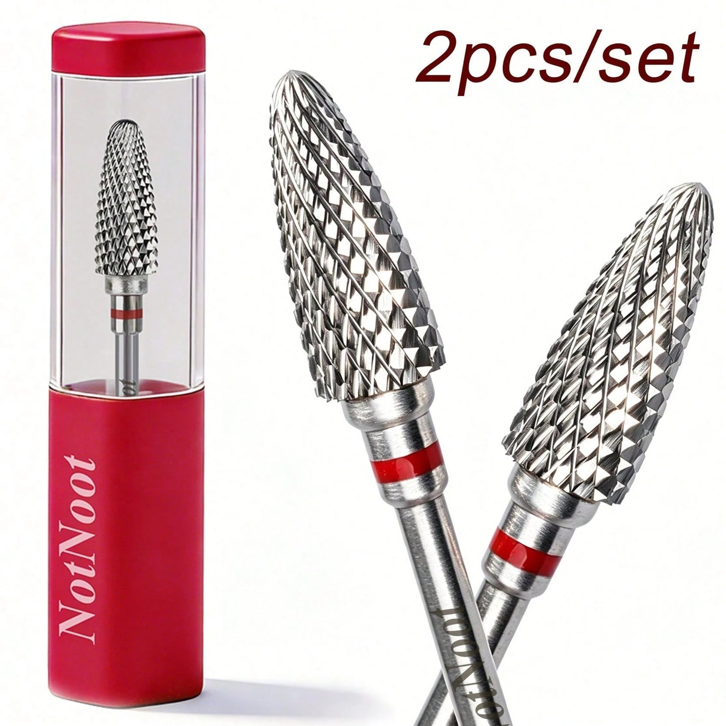 Nail Drill Bit, 3/32" Professional Cone-Shaped Nail Drill Bit, Suitable For Manicure, Pedicure, Trimming, Filing And Nail Care