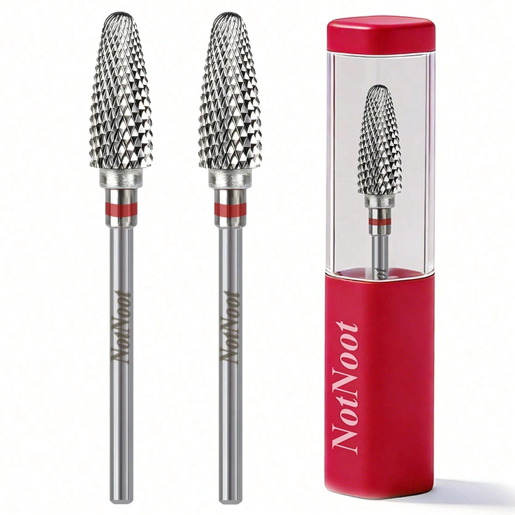 Nail Drill Bit, 3/32" Professional Cone-Shaped Nail Drill Bit, Suitable For Manicure, Pedicure, Trimming, Filing And Nail Care