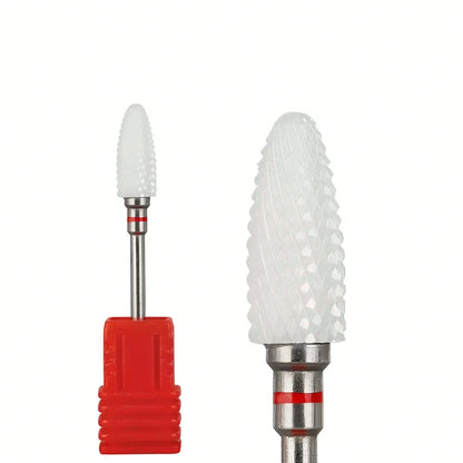 Nail Drill Bit, 3/32" Professional Cone-Shaped Nail Drill Bit, Suitable For Manicure, Pedicure, Trimming, Filing And Nail Care