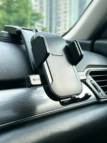 New 360° Adjustable Suction Cup Car Phone Holder, Stable Anti-Shake Hands-Free, One-Click Auto Lock, Powerful Vacuum Suction Base, Universal For Dashboard, Windshield, Air Vent, Practical Driving And