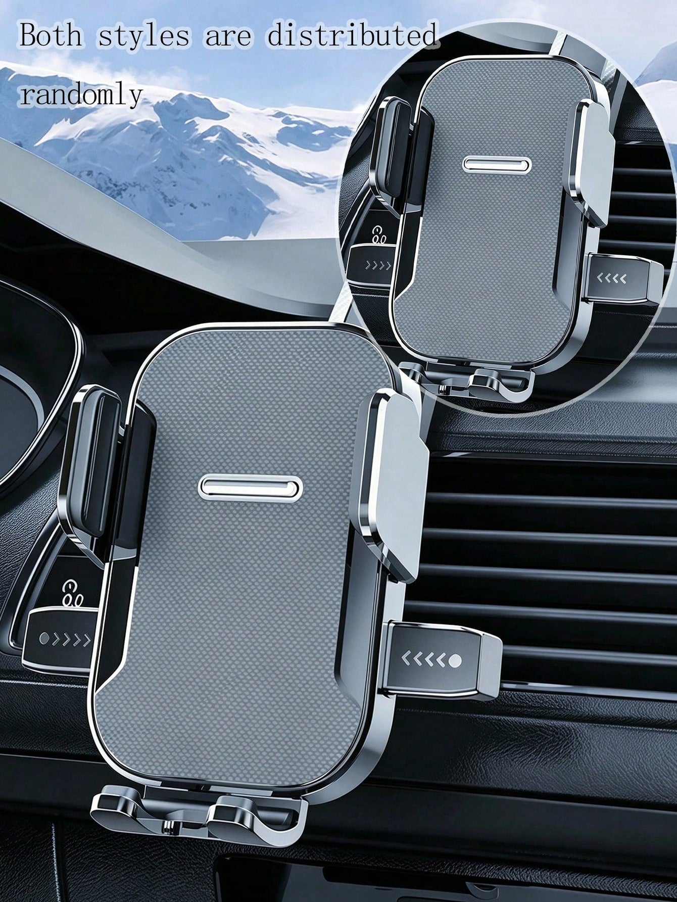 New 360° Adjustable Suction Cup Car Phone Holder, Stable Anti-Shake Hands-Free, One-Click Auto Lock, Powerful Vacuum Suction Base, Universal For Dashboard, Windshield, Air Vent, Practical Driving And