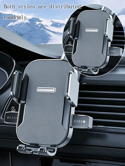 New 360° Adjustable Suction Cup Car Phone Holder, Stable Anti-Shake Hands-Free, One-Click Auto Lock, Powerful Vacuum Suction Base, Universal For Dashboard, Windshield, Air Vent, Practical Driving And