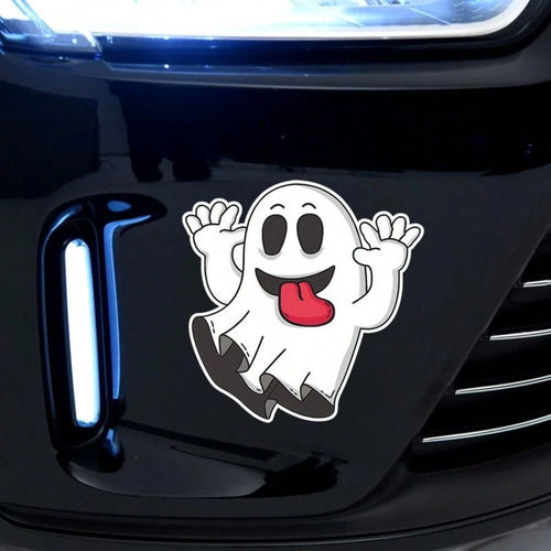 New Car Stickers For Halloween: Ghost, Witch, Creative Decoration, Body Decals, Window Stickers, Bumper Stickers.
