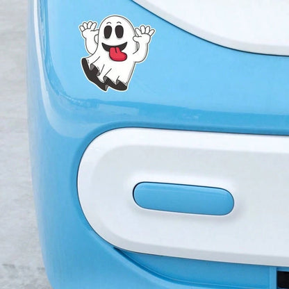 New Car Stickers For Halloween: Ghost, Witch, Creative Decoration, Body Decals, Window Stickers, Bumper Stickers.