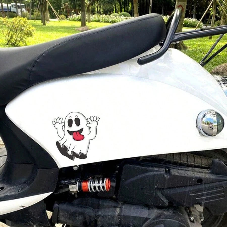 New Car Stickers For Halloween: Ghost, Witch, Creative Decoration, Body Decals, Window Stickers, Bumper Stickers.