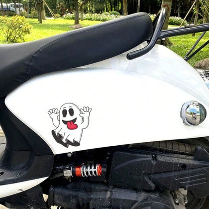 New Car Stickers For Halloween: Ghost, Witch, Creative Decoration, Body Decals, Window Stickers, Bumper Stickers.