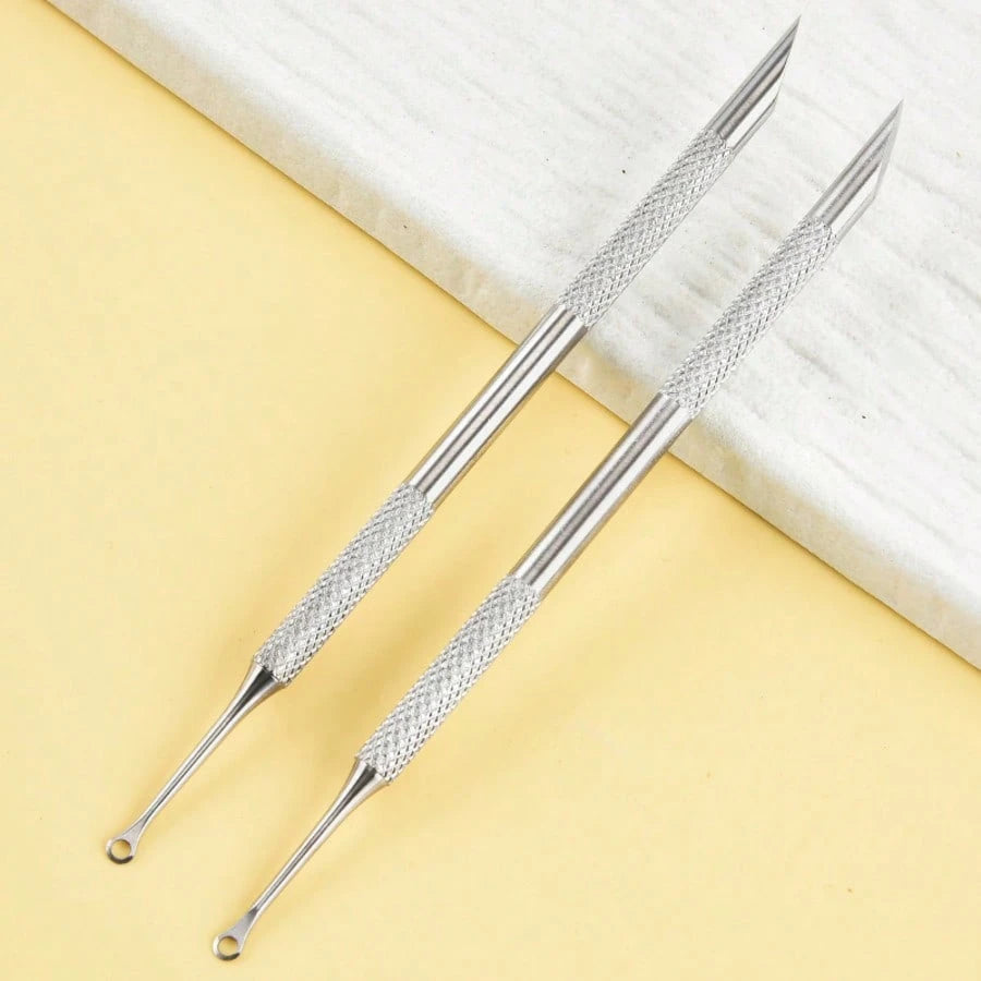 New Dual-Ended Stainless Steel Round Head Slanted Cuticle Pusher/Remover Nail Art Tool, Manicure Supplies, Nail Art Tools, Back To School, Nails, Nail Tips Manicure Tools, Manicure & Pedicure Tools