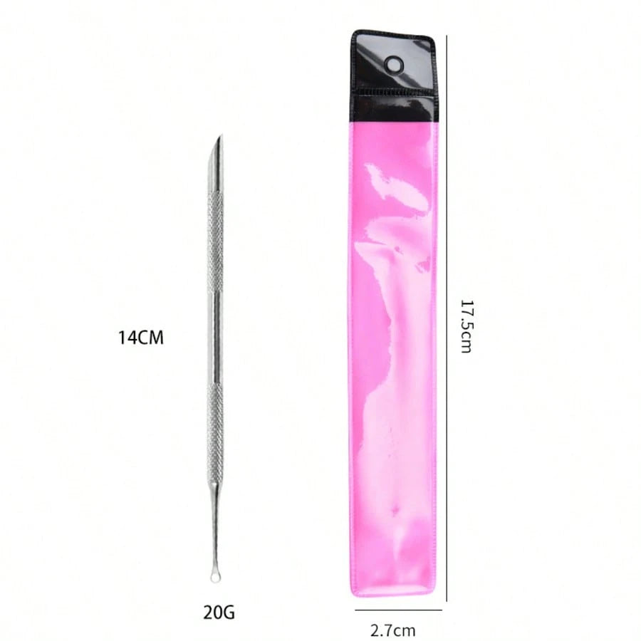 New Dual-Ended Stainless Steel Round Head Slanted Cuticle Pusher/Remover Nail Art Tool, Manicure Supplies, Nail Art Tools, Back To School, Nails, Nail Tips Manicure Tools, Manicure & Pedicure Tools