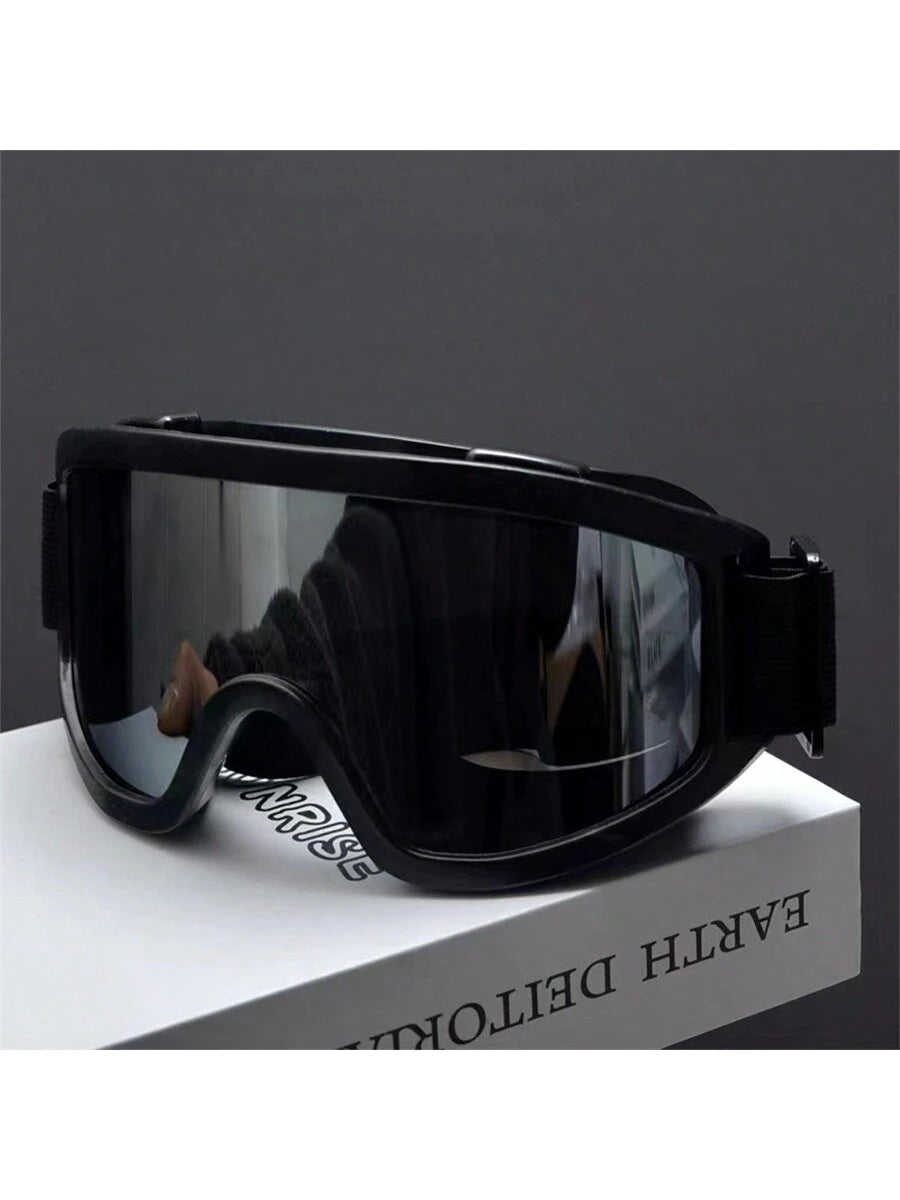 New Outdoor Sports Skiing Goggles, Adult Snow Windproof Goggles, Cold Proof Goggles, Skiing And Mountaineering Goggles, Unisex Motorcycle Riding Windproof And Anti Glare Goggles, Outdoor Sports Snow S