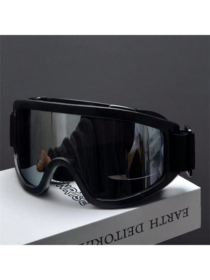 New Outdoor Sports Skiing Goggles, Adult Snow Windproof Goggles, Cold Proof Goggles, Skiing And Mountaineering Goggles, Unisex Motorcycle Riding Windproof And Anti Glare Goggles, Outdoor Sports Snow S