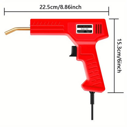 New Plastic Welder With Welding Nails And Pliers Overheating Protection Plastic Welding Gun Auto Bumper Repair Tool Kit Portable Soldering Iron Gun Welding Set, Without Battery