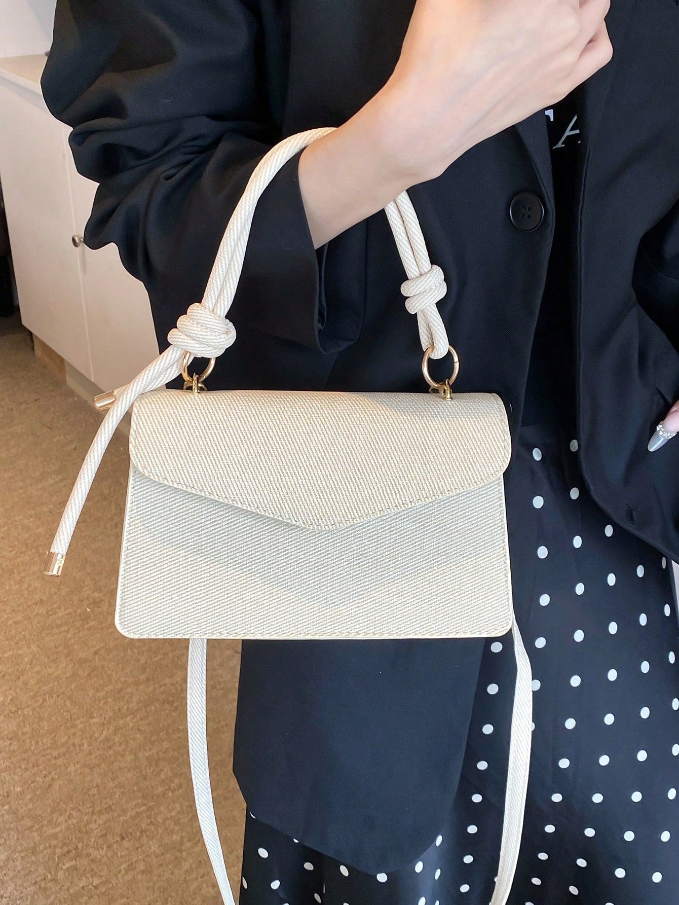 New Retro Mini Square Bag Small Unique Design Textured Crossbody Shoulder Handbag For Women