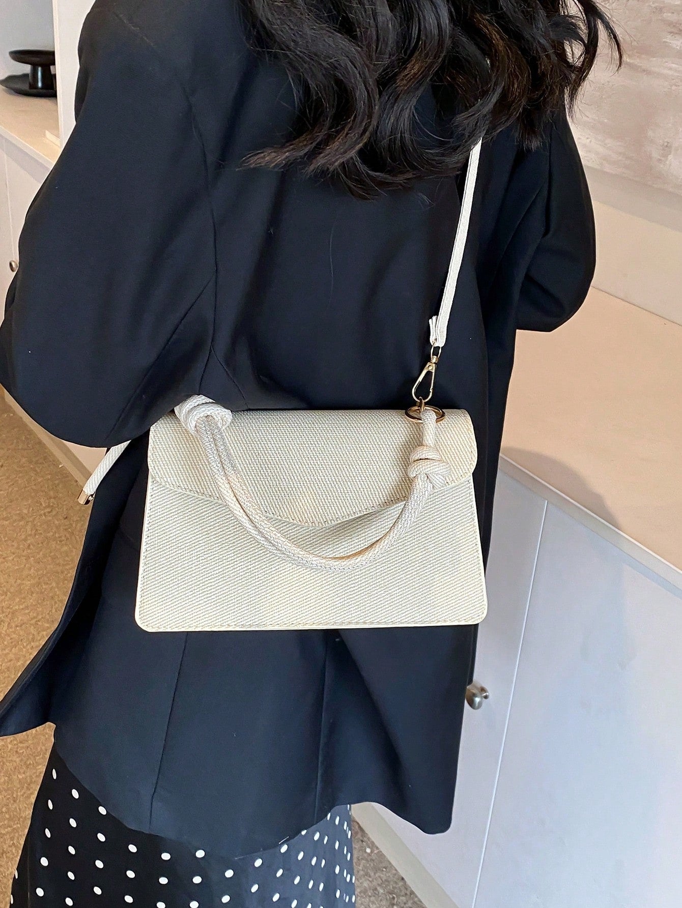New Retro Mini Square Bag Small Unique Design Textured Crossbody Shoulder Handbag For Women