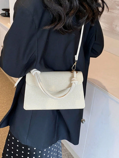 New Retro Mini Square Bag Small Unique Design Textured Crossbody Shoulder Handbag For Women