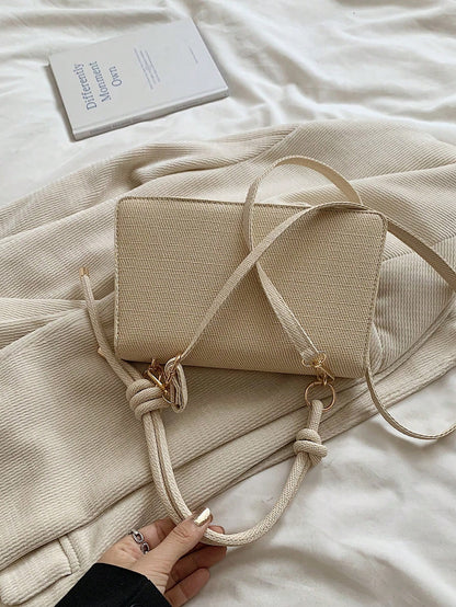 New Retro Mini Square Bag Small Unique Design Textured Crossbody Shoulder Handbag For Women