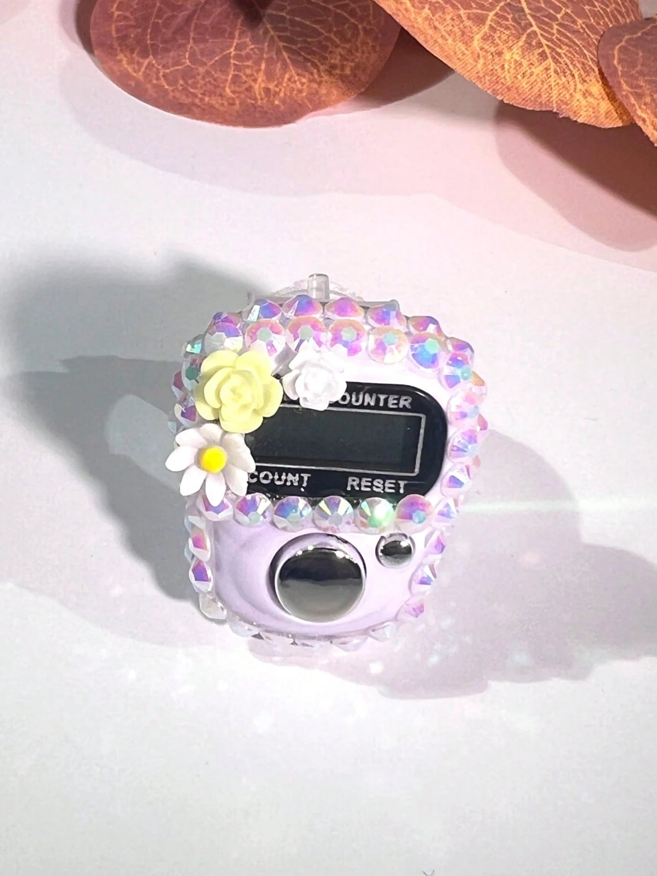 New Rhinestone Decorated Digital Counter, Electronic Counter For Middle East & Arabic, Convenient Display Ring Counter For Stress Relief, Suitable For Prayer Counting, Activity Tracking, Holiday Gifts