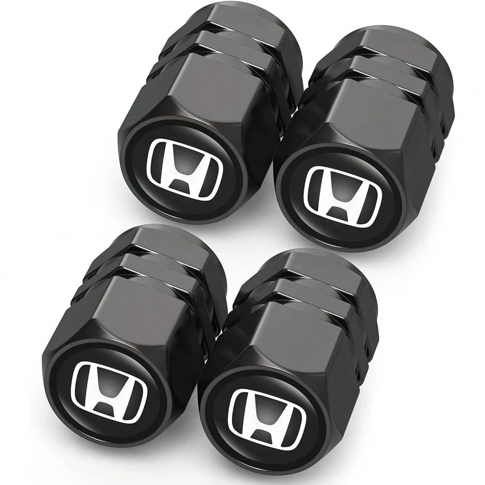 NEW- Tire Valve Caps, Valve Stem Caps Fit, Corolla, RAV4, Highlander, Alloy Car Tire Caps For Corrosion Resistant Leak-Proof Car Accessories, Black