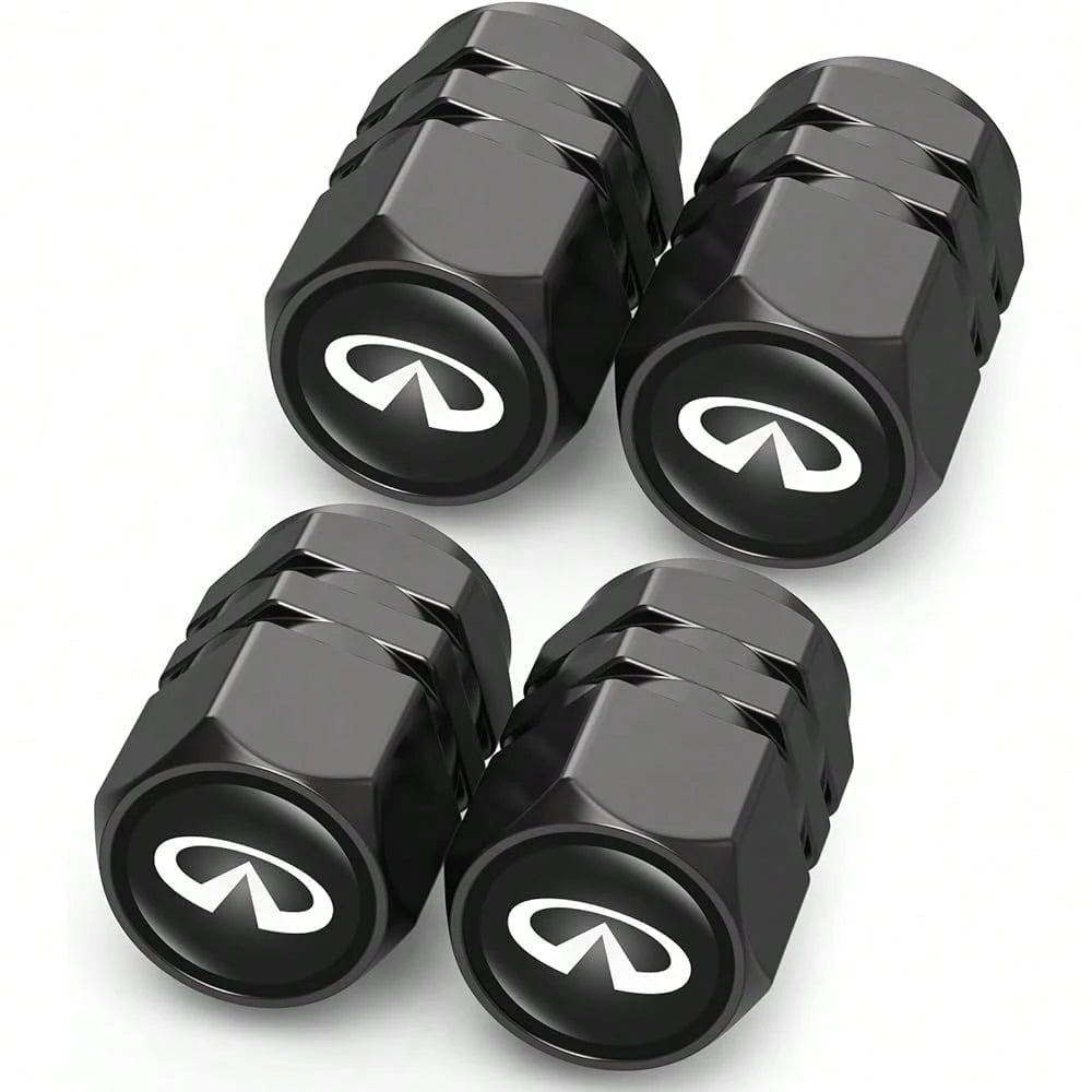 NEW- Tire Valve Caps, Valve Stem Caps Fit, Corolla, RAV4, Highlander, Alloy Car Tire Caps For Corrosion Resistant Leak-Proof Car Accessories, Black