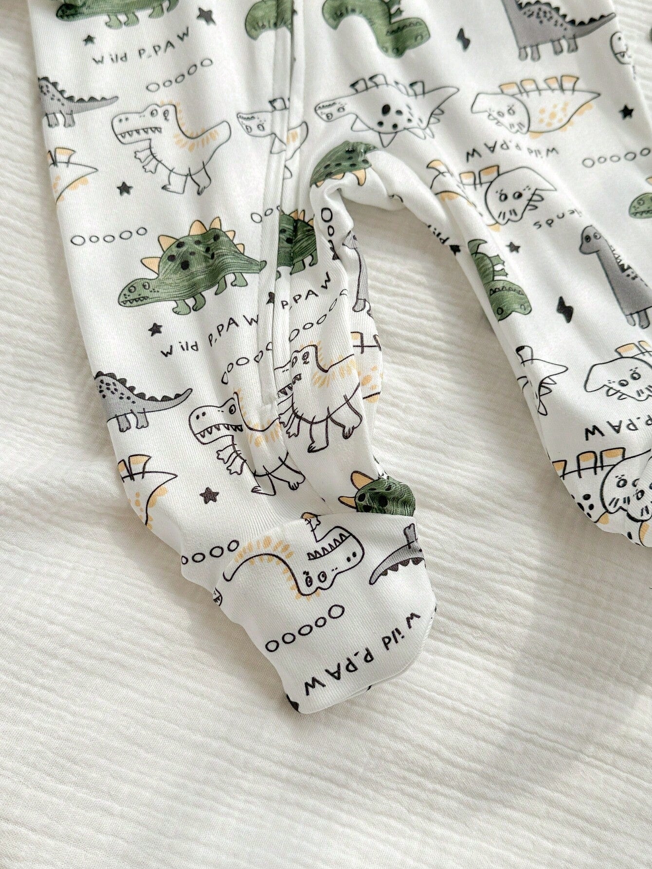 Newborn Baby Boy Cute Casual Knitted Cartoon Pattern Long Sleeve Romper Pajamas
