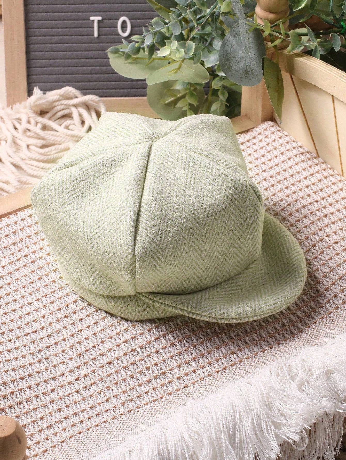 Newborn Baby Boy Photography Dual Pocket Suspender Jumpsuit & Hat
