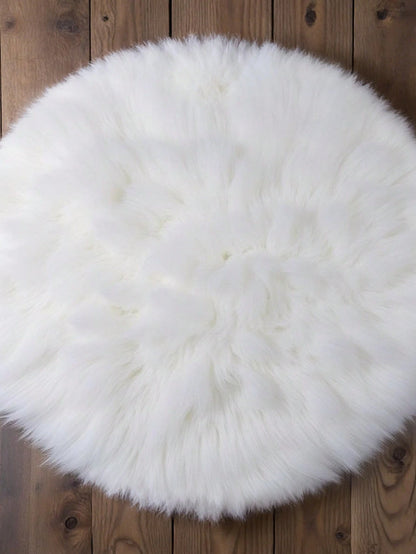 Newborn Photography Mat, White Round Backdrop Mat, Baby Photo Prop
