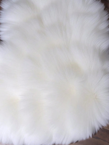 Newborn Photography Mat, White Round Backdrop Mat, Baby Photo Prop