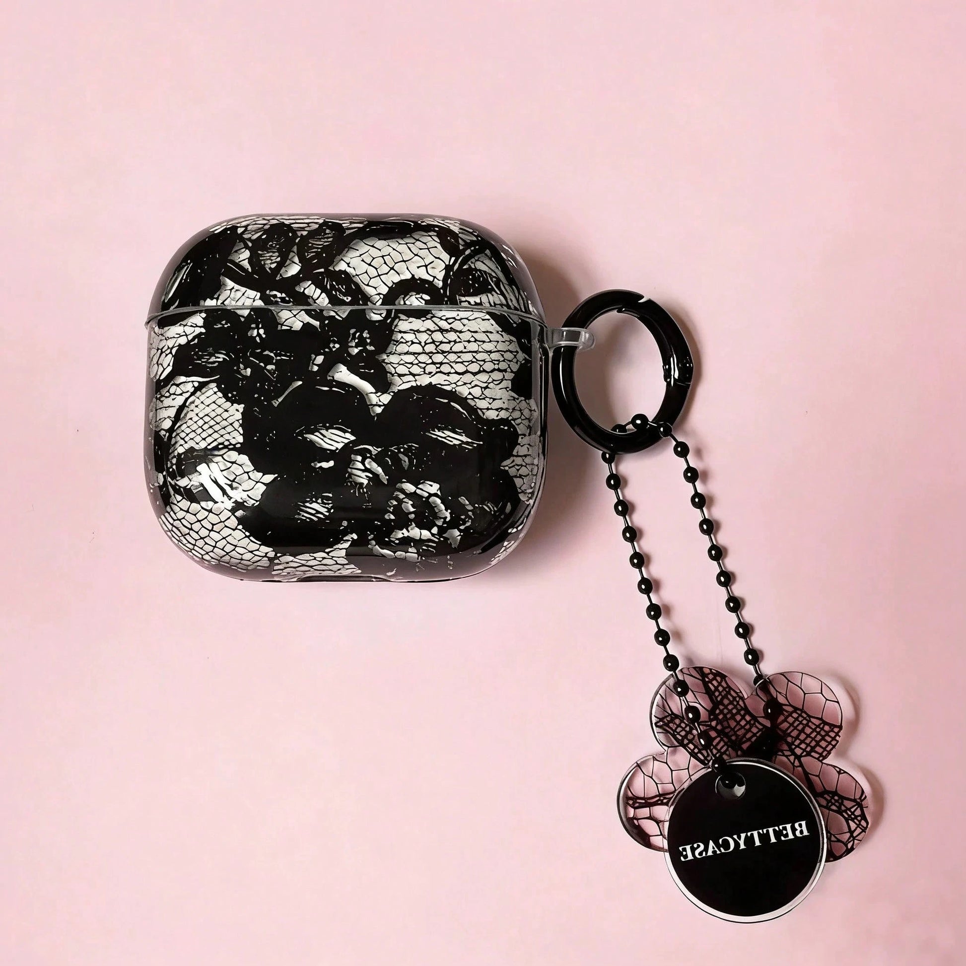 Niche Creative Lace Flower Protective Case Suitable For AirPods 3, With Pendant, For Apple Pro 3rd Gen, 4/2nd Gen Pro Wireless Bluetooth Earphones