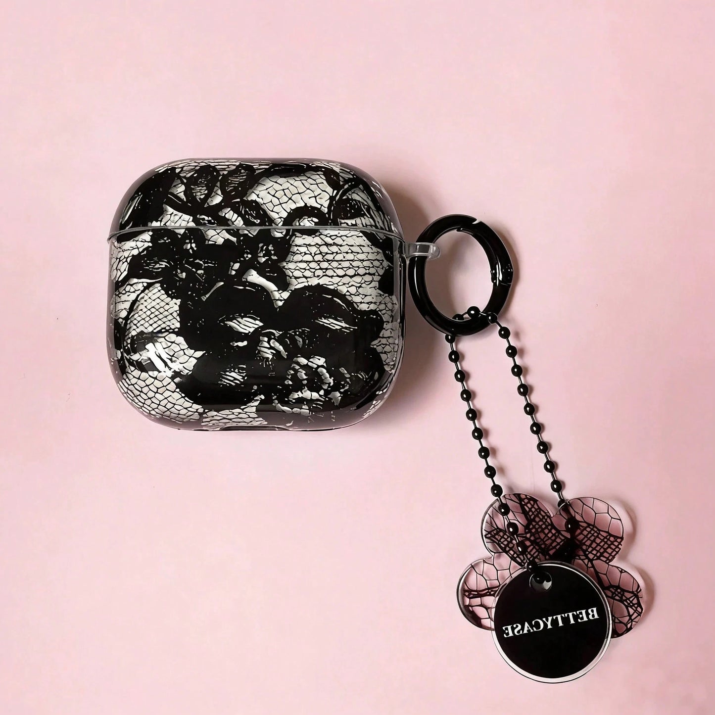 Niche Creative Lace Flower Protective Case Suitable For AirPods 3, With Pendant, For Apple Pro 3rd Gen, 4/2nd Gen Pro Wireless Bluetooth Earphones