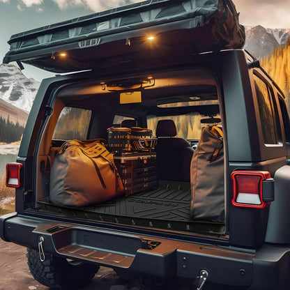 Nilight Cargo Mats Compatible With Jeep Compass 2017 2018 2019 2020 2021 2022 2023 2024 2025,All Weather Protection Heavy Duty Cargo Liners