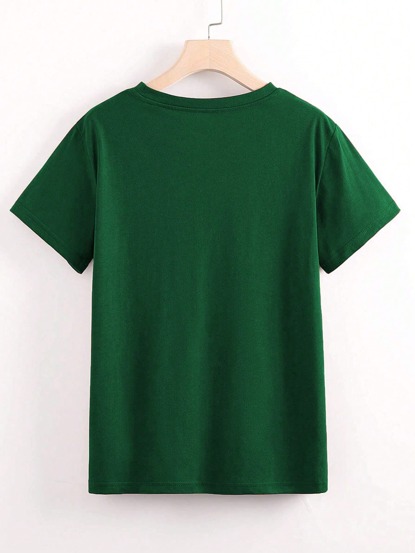 NostaNoir Fashion Leopard Print And Cherry Pattern Crew Neck Short Sleeve Women's Top, Versatile And Streetwear