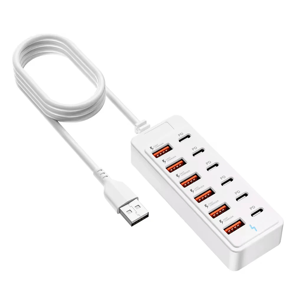 OLAF 5 USB + 5 Type-C 10-Port Power Strip