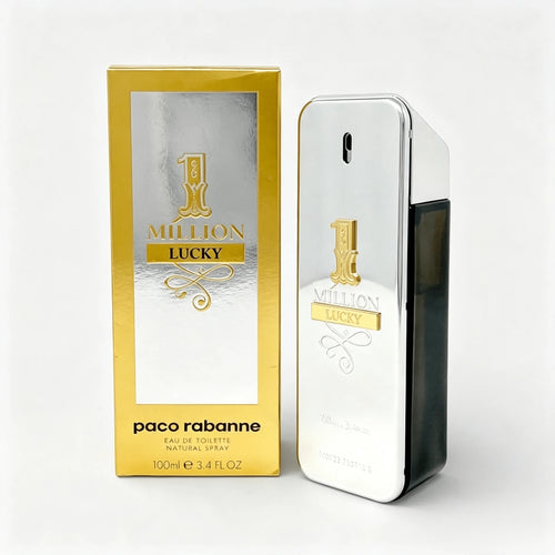 Paco Rabanne Rabanne 1 Million Lucky Men's Perfume, 100ml Wood Tone, Top Note Plum, Grapefruit, Fragrant Lemon, Fresh Fruit Fragrance, Warm, Soft, Deep And Lasting. Suitable For Daily Or Formal Occasi