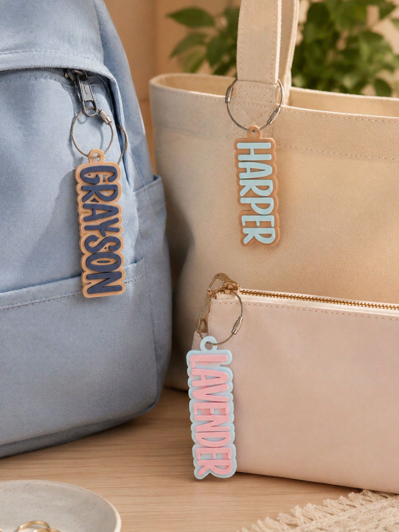 Personalization 3D Printed Name Tags| Custom Luggage Tags| Water Bottle Tags| Party Favors| Gifts For Girls| School Bag Tag