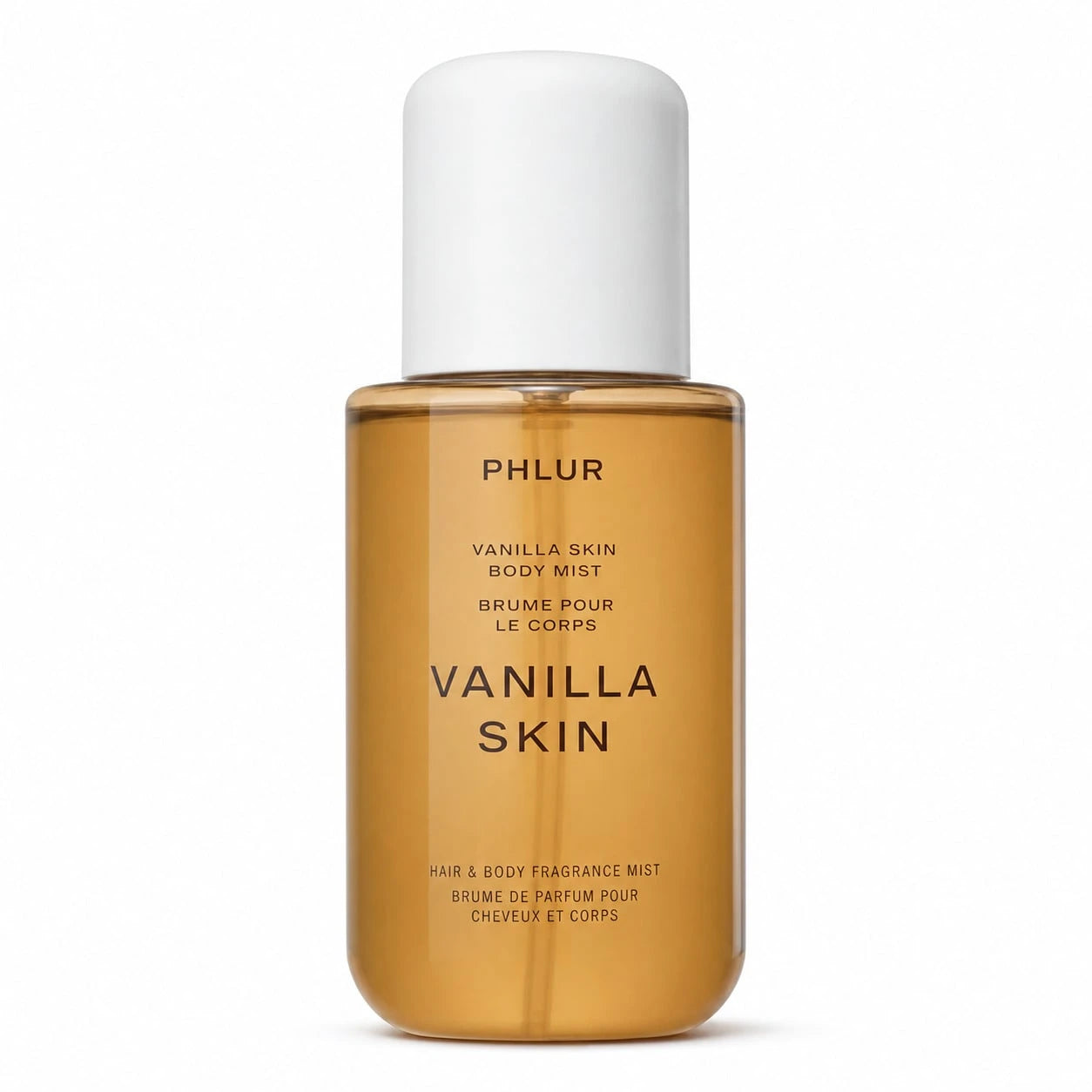 PHLURVanilla Skin Body Mist 237ml/8fl.Oz, Warm Vanilla Musk Fragrance, Long Lasting Hair And Body Scent For Daily Wear, Layering, Travel And Gift