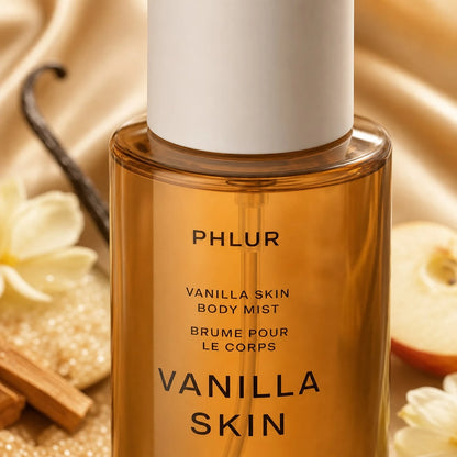 PHLURVanilla Skin Body Mist 237ml/8fl.Oz, Warm Vanilla Musk Fragrance, Long Lasting Hair And Body Scent For Daily Wear, Layering, Travel And Gift